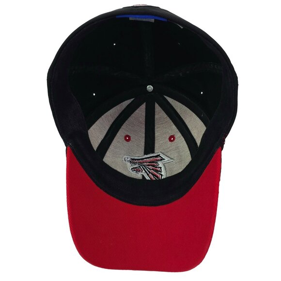 Atlanta Falcons Hat Vintage 90s Reebok NFL Equipment Sideline Cap OSFA Red Black - Picture 5 of 7